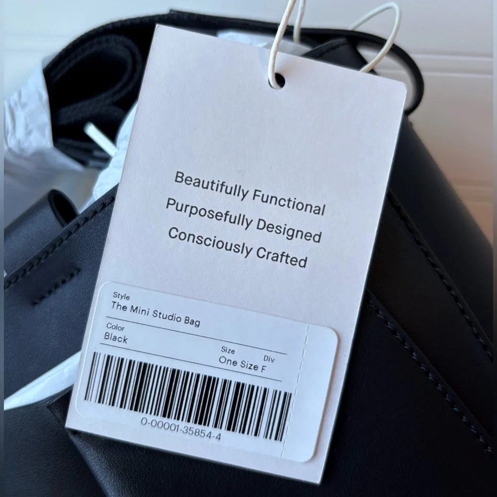 NEW Everlane Mini Studio Bag, Black